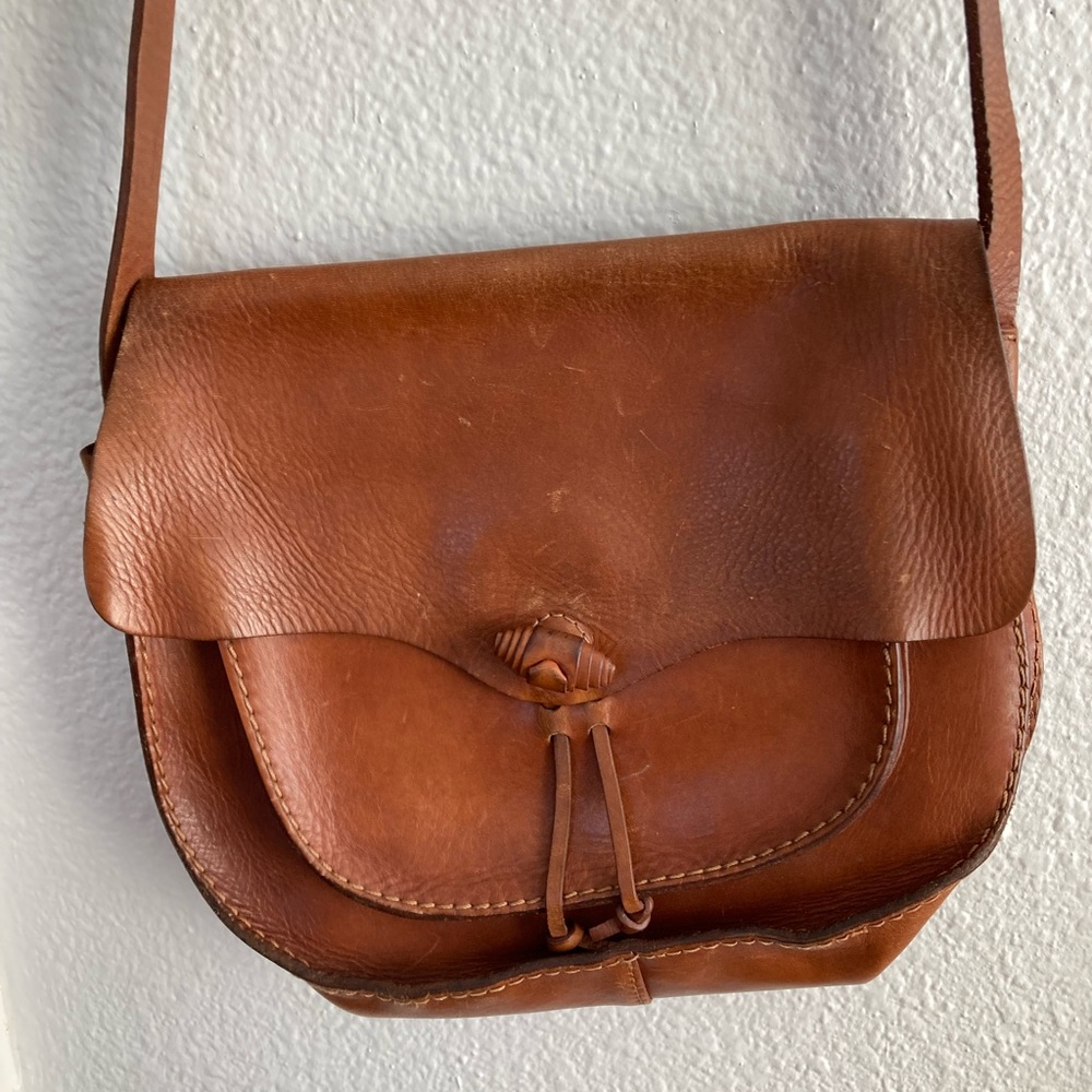 Madewell Savannah Saddle Brown Leather Crossbody Bag Purse
